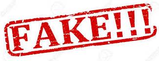 Bogus  - (Not genuine or true (used in a disapproving manner when deception has been attempted)