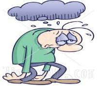 Dingy  - (Poorly bad / gloomy and drab/ discolored, often dark or depressing)