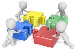 Consolidate  - (To make firm or secure or combine (a number of things) into a single more effective or coherent whole. )