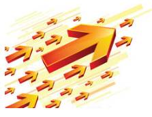 Momentum  - (Strength or force gained by motion or by a series of events)