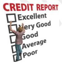 Creditworthiness  - (It is a valuation performed by lenders that determines the possibility a borrower may default on his debt obligations.)