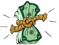 Austerity  - (Difficult economic conditions created by government measures to reduce public expenditure.)