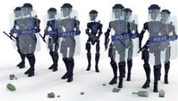 Quell  - (Put an end to (a rebellion or other disorder), typically by the use of force.)