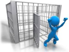 Amnesty  - (To pardon (someone) officially often before a trial or conviction)