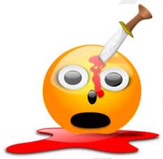 Stabbing  - (To wound or pierce by the thrust of a pointed object or weapon