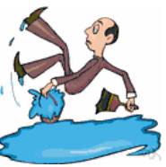 Tumble  - (To decline suddenly and sharply)