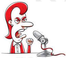 Tirade  - (A long angry speech to criticize someone; verbal onslaught)