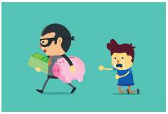Defalcate  - To steal or misuse funds entrusted to one's care.
