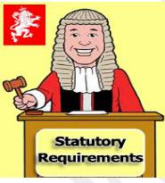 Statutory  - Relating to rules or laws which have been formally written down.