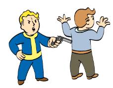Intimidate  - To frighten or threaten someone, usually in order to persuade them to do something that you want them to do: