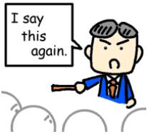 Reiterate  - Say something again or a number of times, typically for emphasis or clarity.