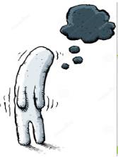 Dismal  - Causing a mood of gloom or depression.