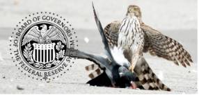 Hawkish  - Advocating an aggressive or warlike policy, especially in foreign affairs.