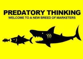 Predatory  - Inclined or intended to injure or exploit others for personal gain or profit.