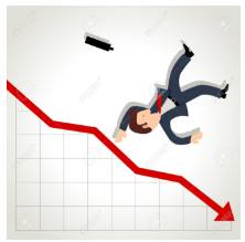 Plummet  - Fall or drop straight down at high speed.