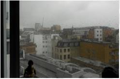 Dreary  - Unattractive and having nothing of any interest, and therefore likely to make you sad.
