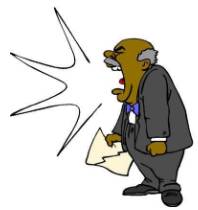 Fulmination  - To complain angrily or loudly.