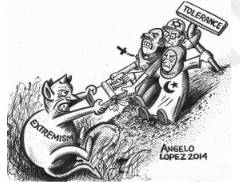 Extremism  - Holding of extreme political or religious views.