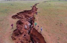 Crevice  - A narrow opening, especially in a rock or wall.