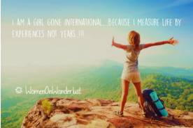 Wanderlust  - A strong desire to travel.