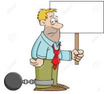 Slavishness  - Of or characteristic of a slave or slavery.