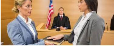 Deposition  - The giving of sworn evidence.