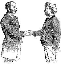 Etiquette  - The customary code of polite behaviour in society or among members of a particular profession or group