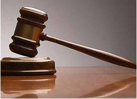 Prosecute  - Conduct legal proceedings against a person or organization.