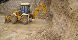 Excavations  - To dig a pit or empty space.