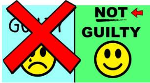 Vindicate  - Clear (someone) of blame or suspicion.