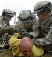 Quell  - Put an end to (a rebellion or other disorder), typically by the use of force.