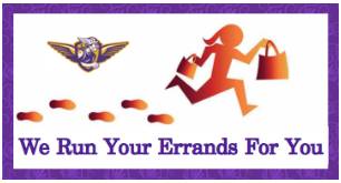 Errands  - A short trip that you make in order to do a job for someone.