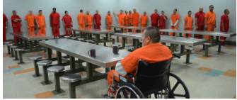 Detention  - The action of detaining someone or the state of being detained in official custody.