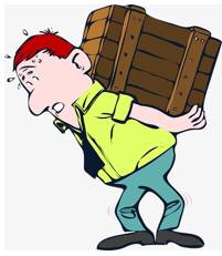Travail  - Painful or laborious effort.