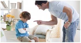 Chastise  - To criticize or reprimand someone severely.