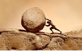 Tenacity  - The determination to continue what you are doing.