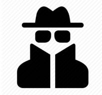 Covert  - Hidden or secret: