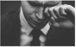 Mourning  - The expression of sorrow for someone's death.