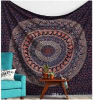 Tapestry  - A heavy handwoven reversible textile with pictorial designs used for hangings, curtains.