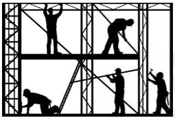 Edifice  - The arrangement of parts that gives something its basic form.