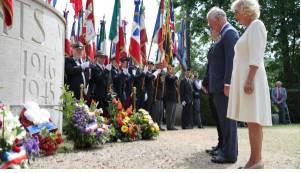 Commemorate  - To remember an important event or person by means of a special action, ceremony, or specially-created object.