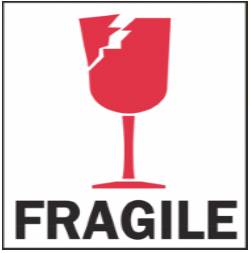 Fragile  - Easily broken or damaged.