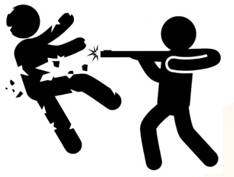 Liquidate  - Kill (someone), typically by violent means.