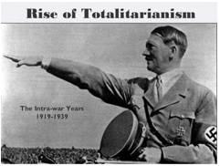 Totalitarian  - Relating to a system of government that is centralized and dictatorial and requires complete subservience to the state.