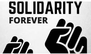 Solidarity  - Support for each other or for another group, especially in political or international affairs.