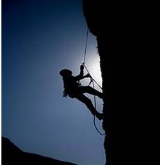 Precipitous  - Very steep, perpendicular.