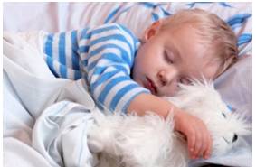 Slumber  - To sleep, especially lightly.