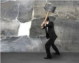 Impinge on - Have an effect, especially a negative one.