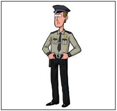 Sentinel  - A soldier or guard whose job is to stand and keep watch.
