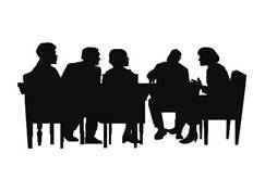 Cabal  - A secret political clique or faction.
